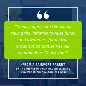 “I really appreciate the school taking the initiative to raise funds and awareness for a local organization that serves our communities. Thank you!”