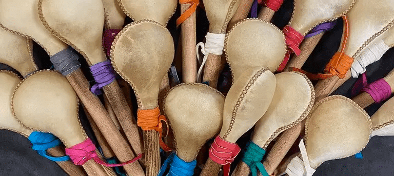 A collection of Indigenous shakers